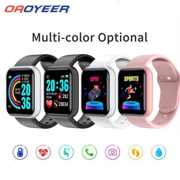 

intelligent waterproof sports men's watch, heart rate and blood prsure monitoring wristband, bluetooth, d2