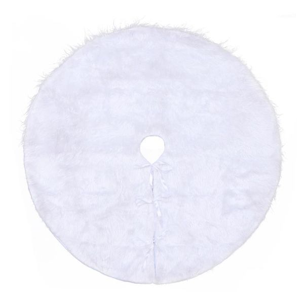 

christmas decorations tree skirt white plush ornaments ornament santa xmas decor for home party1