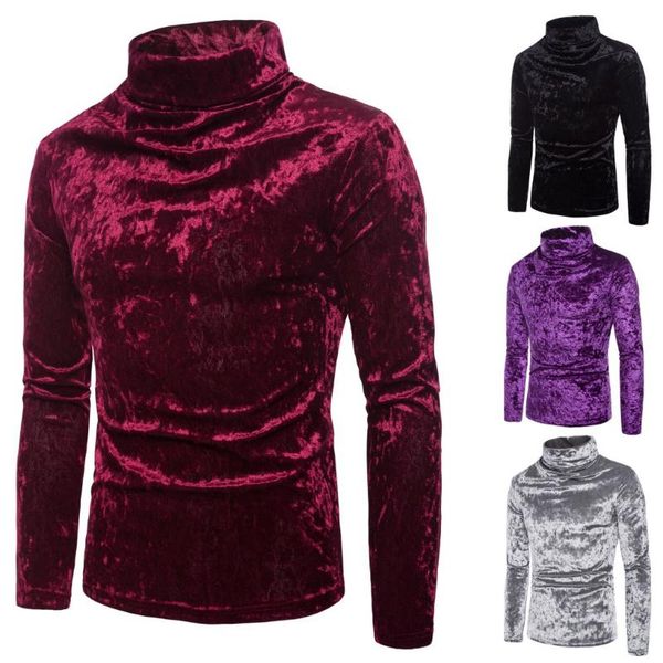 

men's hoodie coral velvet silk solid color fashion design high-necked men's style regular breathable, Black