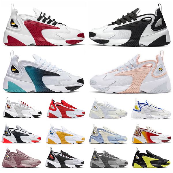 

fashion m2k tekno zoom 2k men&women running shoes red black outdoor platform sneakers mens trainers 36-45, White;red