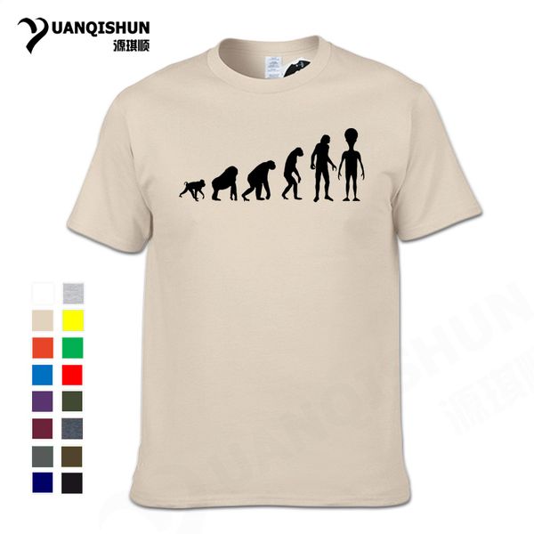 

new et evolution of alien summer cool printed short sleeve evolution tees 3xl sport hooded sweatshirt hoodie men t shirt