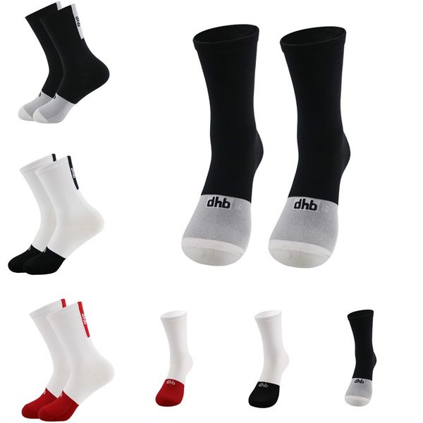 

cycling socks men bicycle sport running bike socks calcetines ciclismo, Black