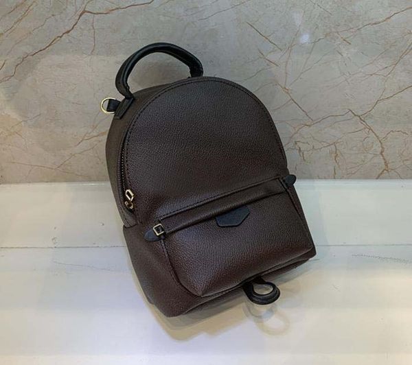 

palm springs mini double shoulder backpack school children bookbag genuine leather school bag women purse