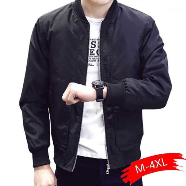 

2020 jacket men casual baseball jacket spring autumn fashion slim fit men thin jackets brand casual coat, Black;brown