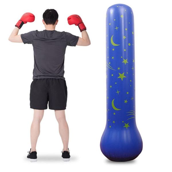 

moon stars print fitness heavy punching bag inflatable fight exercise speed y9rb