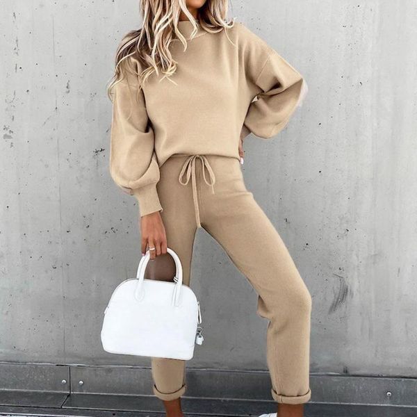 

2021 winter new arrived women candy color fashion tracksuits fleece thick sweatshirt pants hooded casual set, Gray