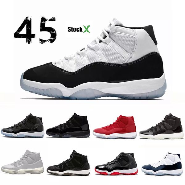 

atinum tint xi 11s concord 45 prom night shoes 11 gym red cap and gown prm heiress bred sports sneakers