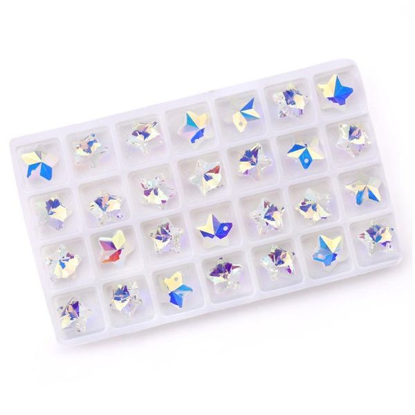 

crystal moon&star beads glass star pendant crystal charms rhinestones for earring necklace diy jewelry acc qylsab