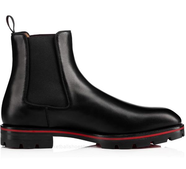 

flats fall/winter men's red bottom casual shoes retro boots cool man booties party dress walking with super quality ankle boot 12