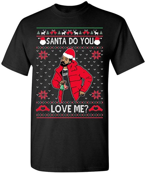 

uglychristmast shirtdrake santa do you love meteeshirt футболочку new cool gym tops спорта с капюшоном hoodie
