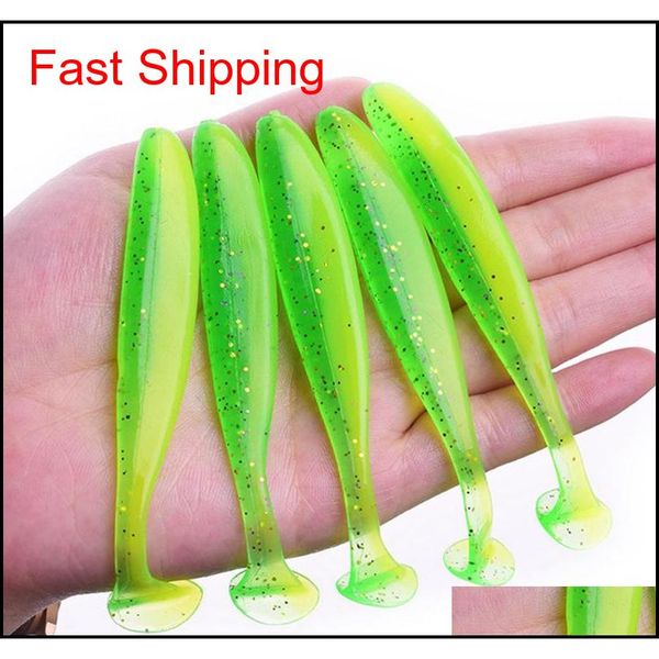 

jigging wobblers fishing lure 95mm 75mm 50mm shad t-tail soft bait aritificial silicone lures bass pike fishing tackle mixed color jbx u7sxy