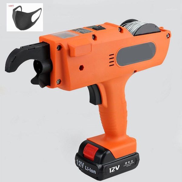 

12v automatic rebar tying machine cordless rechargeable lithium battery building drill rebar tier electric tool 8-34mm1