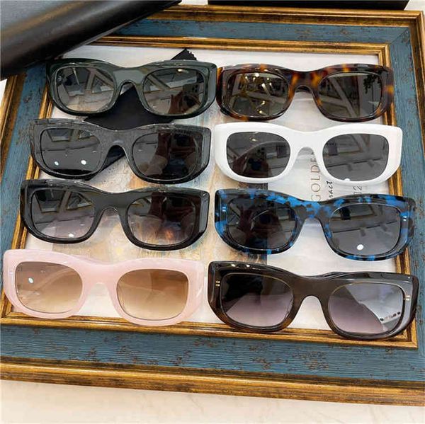 

2022 factory wholesale fashion square plate sunglasses star same style simple sunglasses, White;black