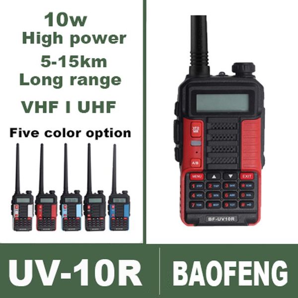 

baofeng handy walkie talkie uhf vhf uv-10r two way radio