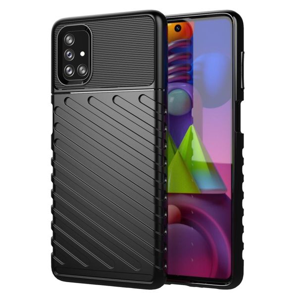 

for samsung galaxy m51 thunderbolt shockproof tpu protective soft case