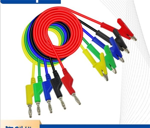 Pure Color Plug Провод мультиметр можно подключить домашний практичный гаджет банановый штекер к аллигатору клип тестовая линия новое прибытие 4 6LQ J2