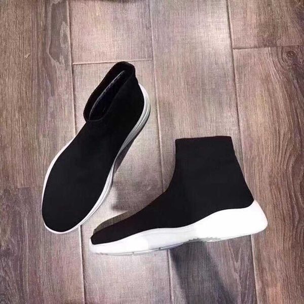 

new sneakers speed trainer sock fashion outdoor casual shoes black boots flat men women casual platform shoes sport running speed trainer