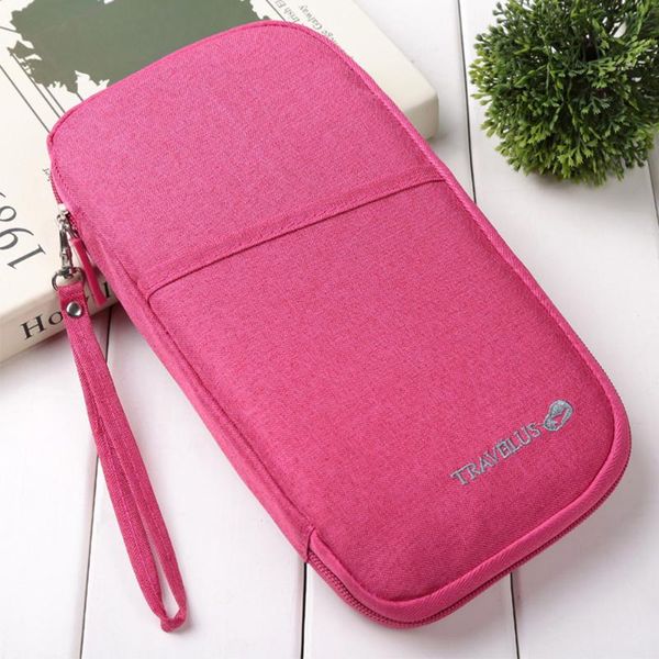 

multifunction money cash waterproof purse documents for cards bag travel wallet organizer accessories storage passport holder, Brown;gray