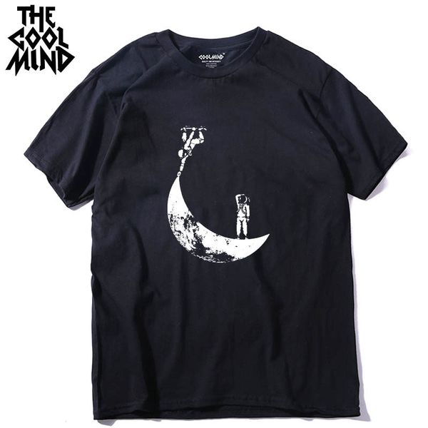 

mo0114a o-neck short sleeve play on the moon moon print men t shirt casual summer cool men tshirt tees shirt sport hooded sweatshirt hoodie