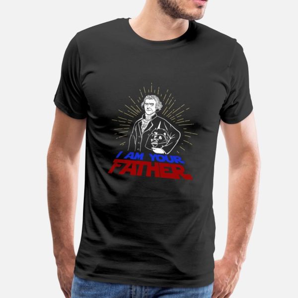 

thomas jefferson's dad darth stars war sci-fi t shirt cool black summer tracksuit hoodie sweatshirt