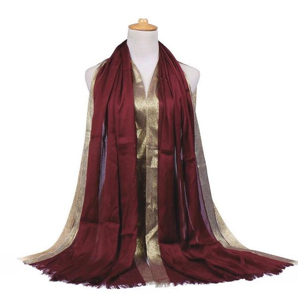 

12 colors cotton lady scarf women shiny side shawl wrap girls gift ing, Blue;gray