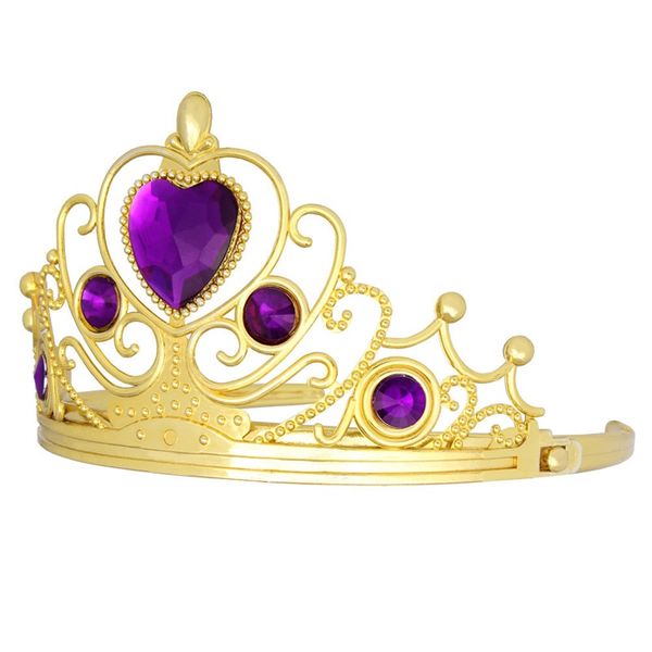 

child plastic crown kid festival golden color crowns children festivals party perform hair hoop new arrival 1 9xl l1