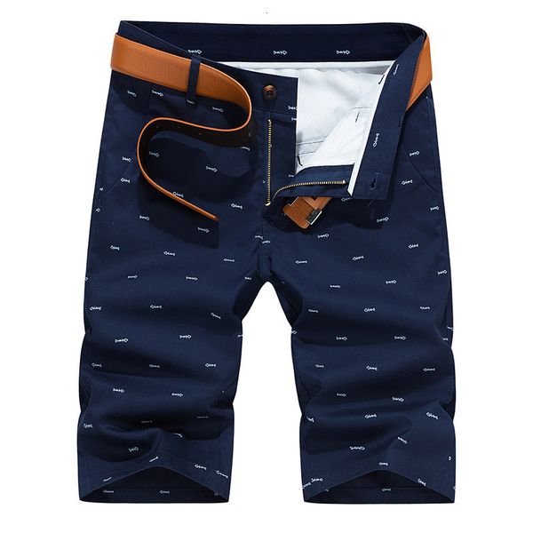 

young summer new mid waist belt cotton straight 5-point pants large casual versatile men's shorts, White;black