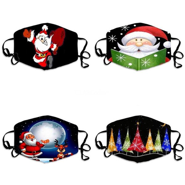 

print mask face masks fabric prectivemask proof washable designer#955, Black