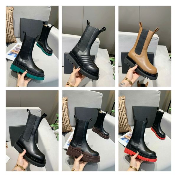 

2020fashion autumn winter pine cake bottom martin boots cool is very any dress can be easily mastered. versatile light and comfortable2, Black