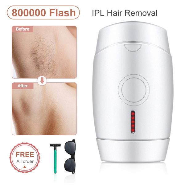 

laser epilator 800000 flash professional permanent ipl hair removal pepilator home light pulses depilatory body face