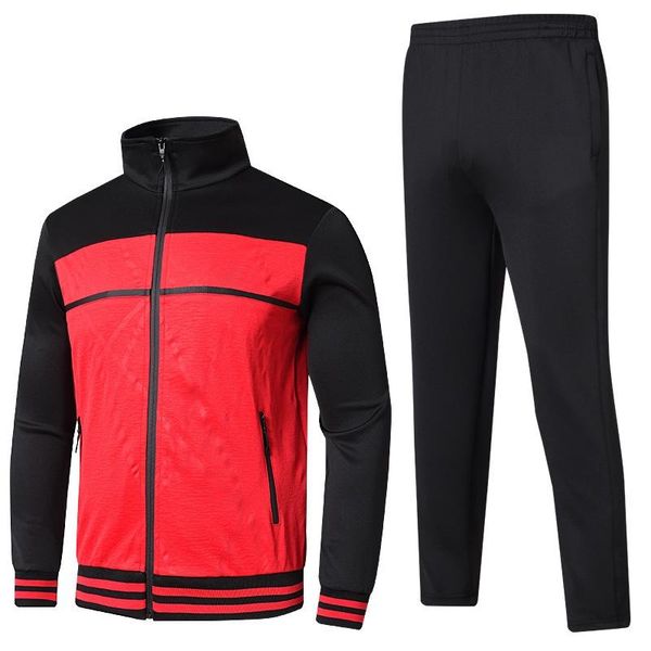 

men's sweatshirt sports suit 2020 new sportswear autumn and winter men's long sleeve splicing zipper men's coat men sets, Gray