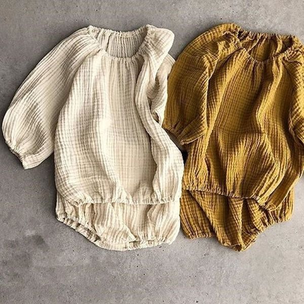 

1-4yrs baby boys girls clothing sets new spring summer kids suits toddler girls boys clothing sets japan korea kids clothes y200525, White