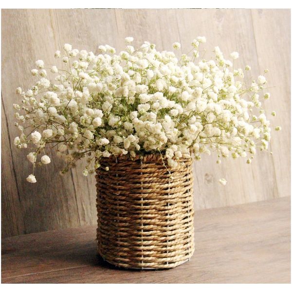 

artificial flowers rustic snow flower head interspersion gypsophila simulation plastic flower for wedding home decoration a1850 f wmtfyi