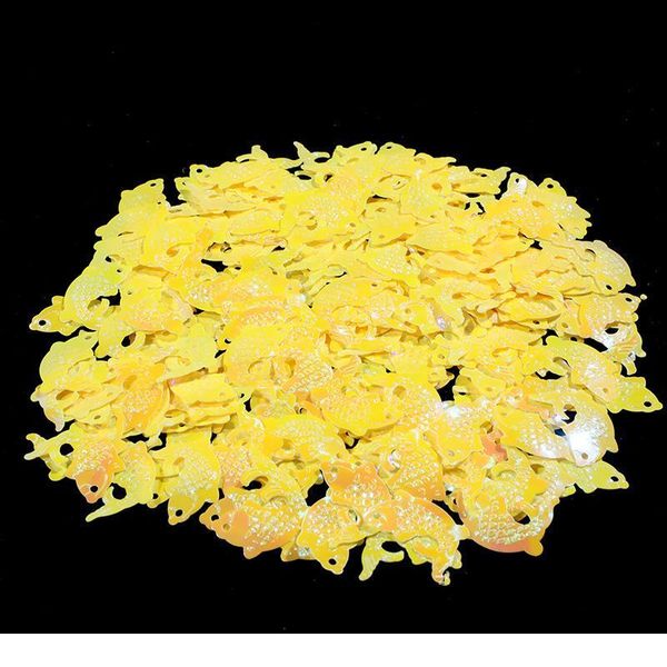 

10g new pvc sequin colorful fish shape loose sequins for crafts paillettes bag clothing sewing accessories diy glitter jllilb