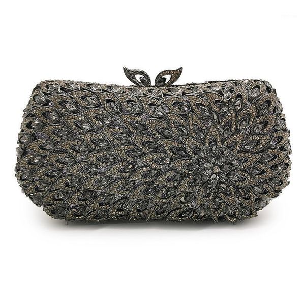 

evening bags luxury rhinestone clutches chain shoulder handbags designer girls ladies party nighclub diamond purse1