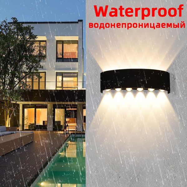 

открытый бра 85v 265v ip65 водонепроницаемый открытый светильник 2w 4w 6w 8w 10w 12w открытый led кпт qylbzk mywjqq