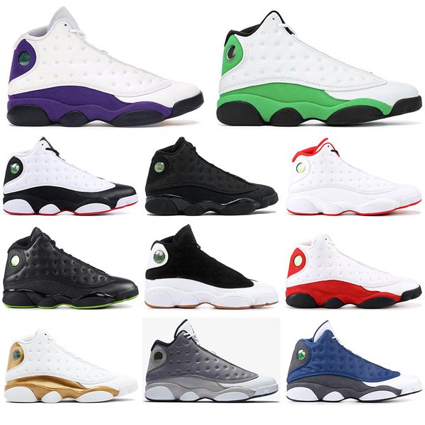 

2020 детская площадка jumpman 13 13s мужчины баскетбольные обувь флинт шапка и платье-остров зеленый разводный суд фиолетовый аврора зеленый, White;red
