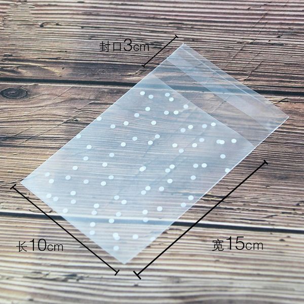 

100pcs a set autohesion frostings plastic bags baking cookies bag gift dampproof durable edibles resealable thickening wave poi 15xt e2