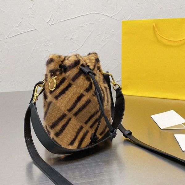 

mon tresor bucket shoulder crossbody totes bag versatile drawstring handbag simple evening bags has dustbag n0or#