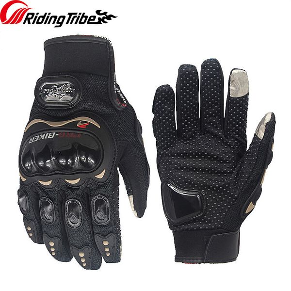 

riding tribe mcs-01c breathable touch summer motorcycle gloves screen protective gear motobike racing non-skid man' guantes, Blue;gray