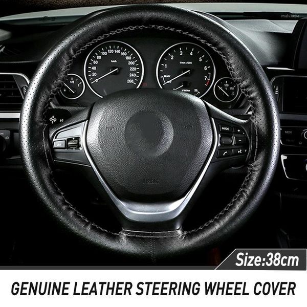 

steering wheel covers 38cm genuine leather car cover for astra h j g corsa d c insignia vectra b zafira mokka meriva vivaro antara1