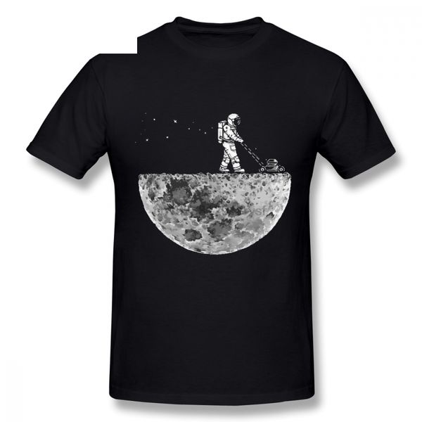 

cartoon astronaut mowing the moon t shirt for men fashionable s-6xl big size t-shirt sport hooded sweatshirt hoodie