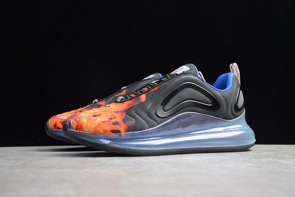 

men 720s "flame black blue" space atmosphere cushion avant-garde women's sports jogging shoes correct 3.8cm thickness helium, White;red