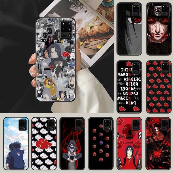 

naruto itachi mobile phone case samsung galaxy note 4 8 9 10 20 s8 s9 s10 s10e s20 plus super black trend luxury bo