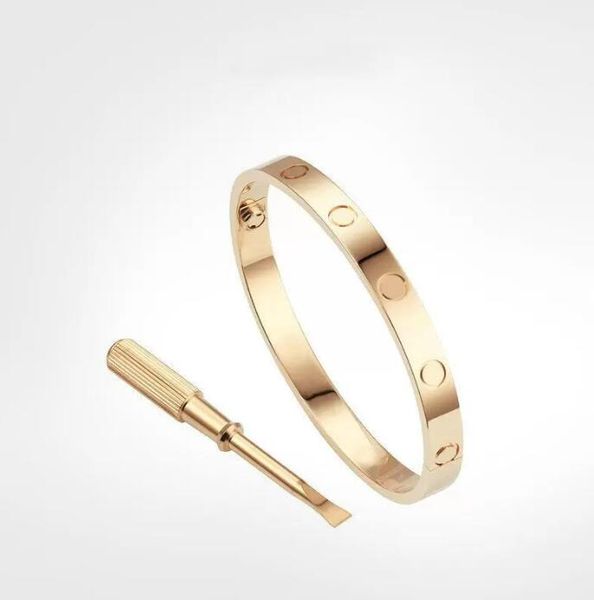 

50%off titanium bangle bracelet for lover fashion wedding bangles rose gold thanksgiving day bracelets 4 cz with box size 15-22, Golden;silver