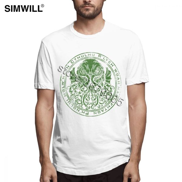 

sport cthulhu seal t shirts men's urban short sleeves 100% cotton tees crew neck t-shirt big size clothes gift idea