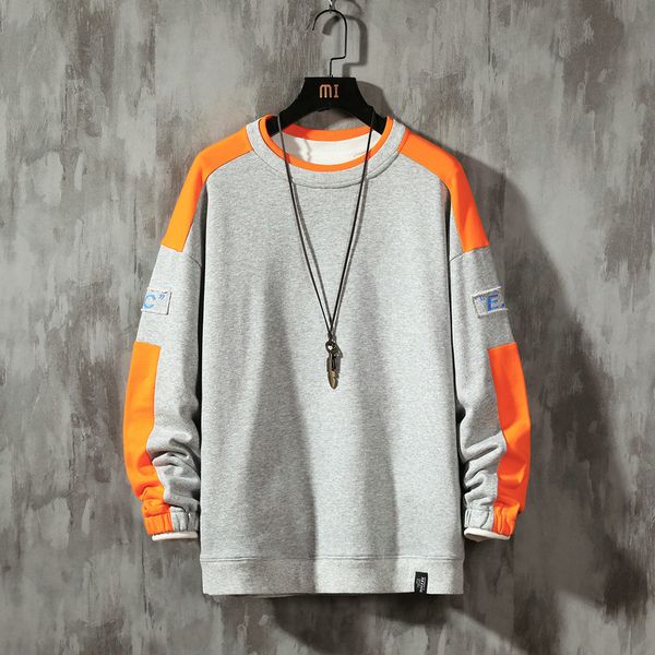 

new fashion brand hoodies 2021 spring autumn hip hop casual men's black white sweatshirts punk streetwear clothes 4ij7