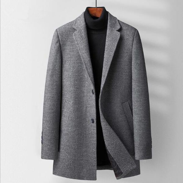 

2021 male mixes coats autumn winter new color of wool jacket designer clothes a9nw, Black;brown