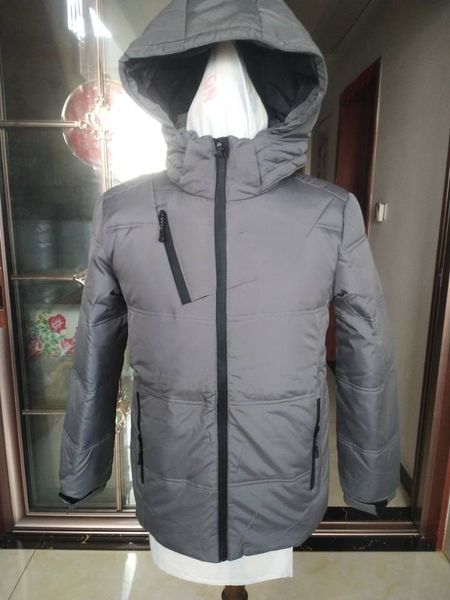 

sell new the winter clothing men down jackets parka keep warm down coat softshell hats thick outdoor outerwear mens jacket, Black
