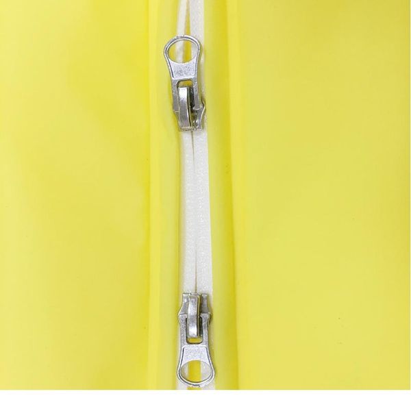 

four colors waterproof plastic eva zipper long men women raincoat hooded ladies backpack pocket rainwe bbycbe